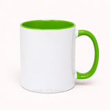 SUBLIMATION - MUG - GREEN - CONTRAST INNER