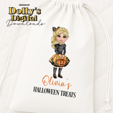 CUSTOM DTF TRANSFER - PUMPKIN HALLOWEEN DOLLY
