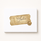 SOLVENT STICKER - CHRISTMAS - BELIEVES TICKET