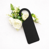 ACRYLIC - DOOR HANGER - BLACK