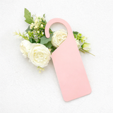 ACRYLIC - DOOR HANGER - PASTEL PINK