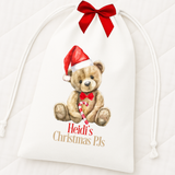 DTF TRANSFER - CHRISTMAS - SANTA'S HAT BEAR - 16CM