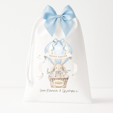 CUSTOM DTF TRANSFER - EASTER - HOT AIR BALLOON - BLUE