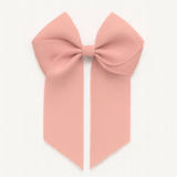 4’’ HAIR BOW - DUSTY ROSE