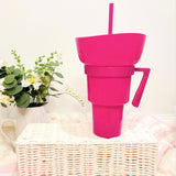 STADIUM SNACK CUP - BRIGHT PINK