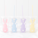 EASTER - CUP WITH SWIRLY STRAW