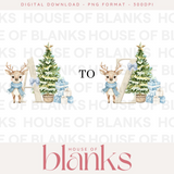 DIGITAL DOWNLOAD: A-Z BLUE REINDEER