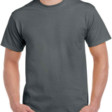 ADULTS UNISEX HEAVY COTTON T-SHIRT - CHARCOAL