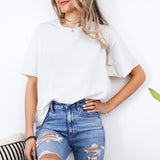 ADULTS UNISEX HEAVY COTTON T-SHIRT - WHITE