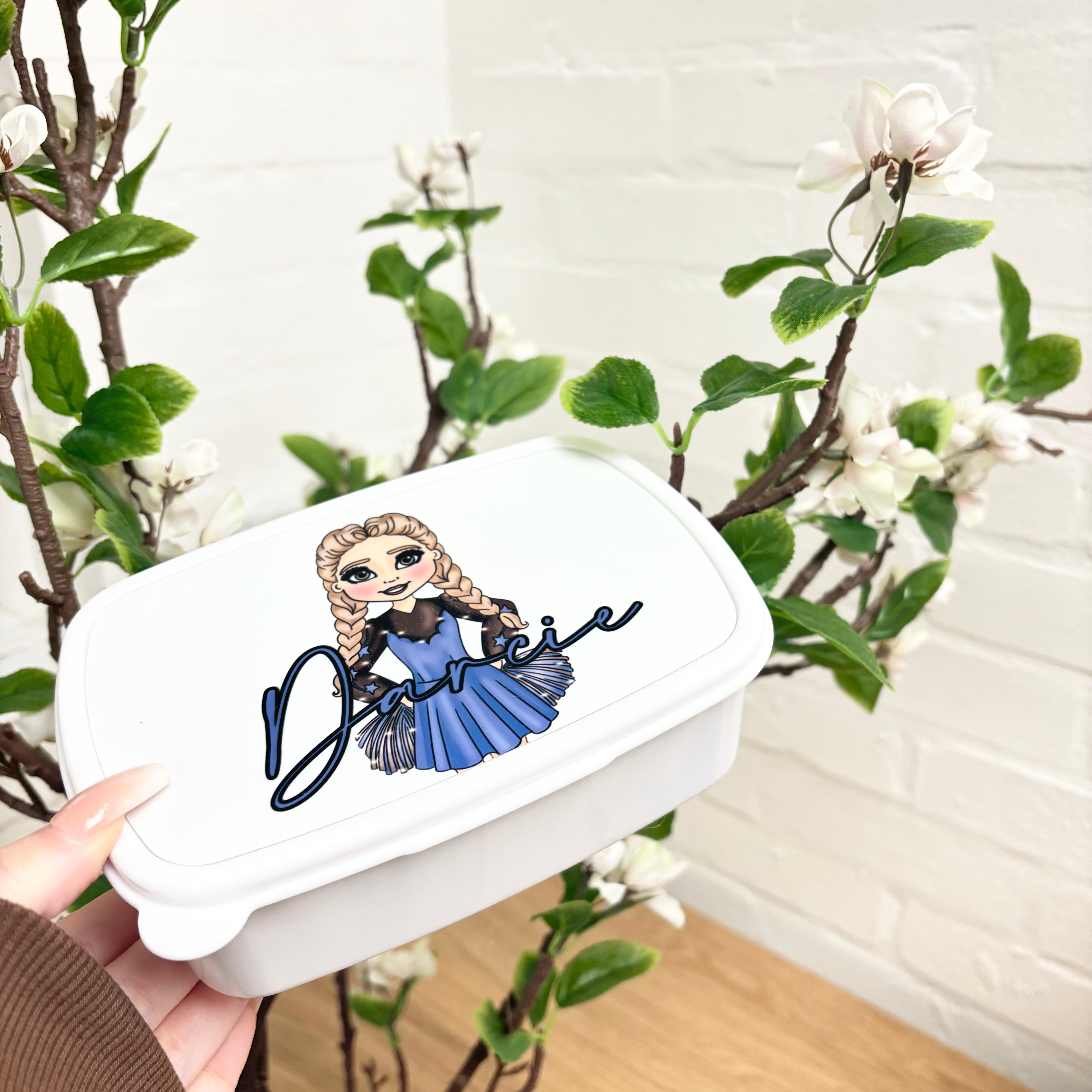 WHITE LUNCH BOX (SUBLIMATION)