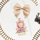 CUSTOM UV-DTF DECAL - PINK EXPRESS TRAIN (SMALL)