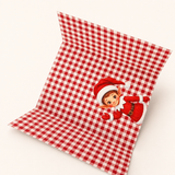 PRINTED DOCUMENTS SLIP & CONFIDENTIAL TOPPER - RED GINGHAM ELF
