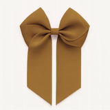 4’’ HAIR BOW - GOLDEN BROWN