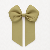 4’’ HAIR BOW - GOLDEN OLIVE