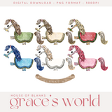 DIGITAL DOWNLOAD - GRACE'S WORLD - ROCKING HORSES