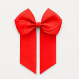 4’’ HAIR BOW - HOT RED