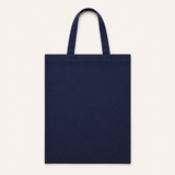 LONG HANDLE TOTE BAG - NAVY
