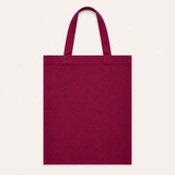 LONG HANDLE TOTE BAG - BURGUNDY