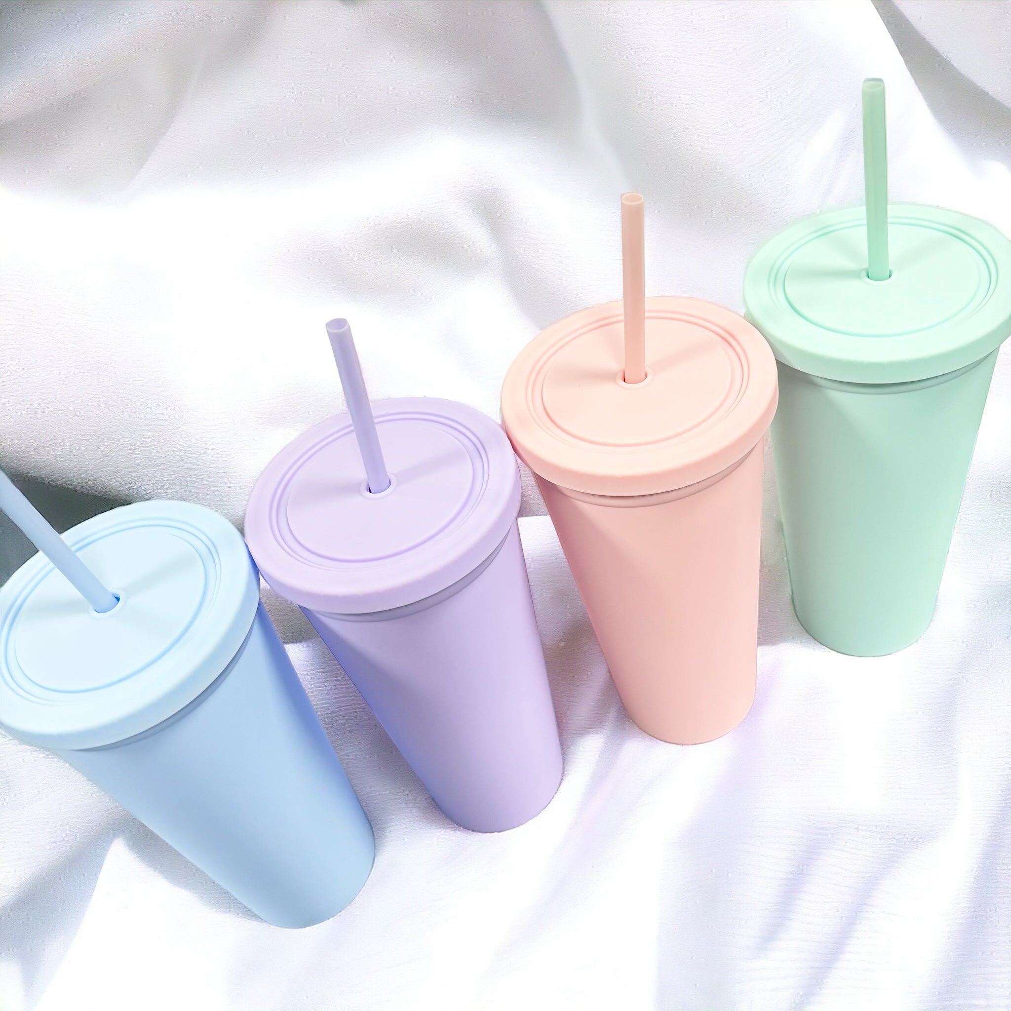 PASTEL SOFT TOUCH DOUBLE WALLED COLD CUP