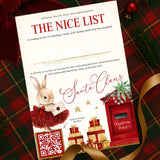 A4 LETTER - LETTERBOX BUNNY - TRACKER NICE LIST