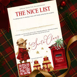 A4 LETTER - LETTERBOX BEAR - TRACKER NICE LIST