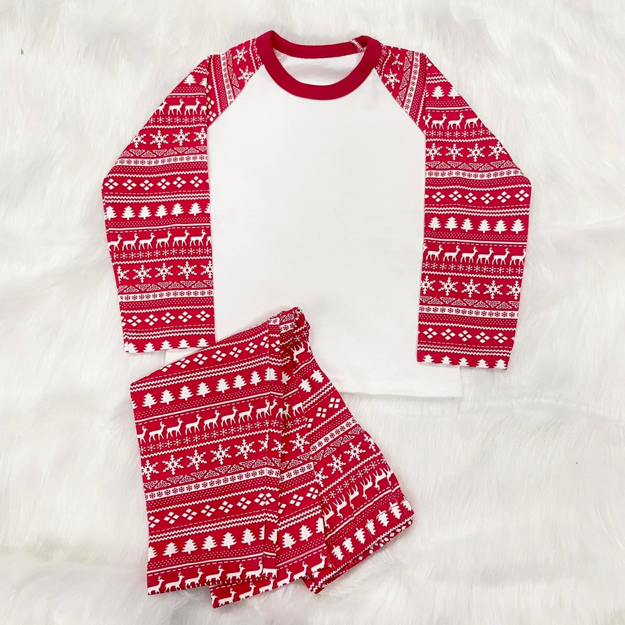 RED INSPIRED CHRISTMAS PYJAMAS (REDUCED TO CLEAR)