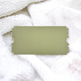 SAGE GREEN ACRYLIC TICKET