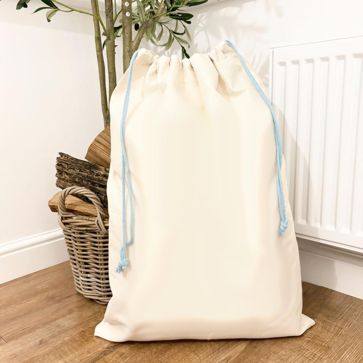 CANVAS SACK - BLUE ROPE