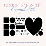 CUSTOM - ACRYLIC - CUT SHEET - WHITE