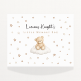 CUSTOM SOLVENT STICKER - MAGNETIC BOX TOPPER - CLOUD BEAR
