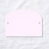 ACRYLIC - DOOR SIGN - ARCH - PINK