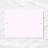 ACRYLIC - DOOR SIGN - RECTANGLE - PINK