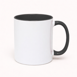 SUBLIMATION - MUG - BLACK - CONTRAST INNER
