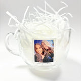 450ml GLASS CAPPUCCINO MUG