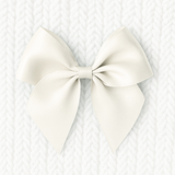 ITALIAN BOWS - PACK OF 6 - 10CM - IVORY