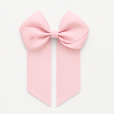 4’’ HAIR BOW - LIGHT PINK