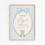 A3 PRINT - LITTLE BEAR - BLUE