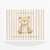 CUSTOM SOLVENT STICKER - MAGNETIC BOX TOPPER - LITTLE BEAR - NEUTRAL