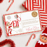 ACRYLIC - WHITE - ELF POST CARD