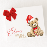 UV-DTF DECAL - CHRISTMAS - SANTA'S HAT BEAR - 15CM