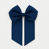 4’’ HAIR BOW - NAVY
