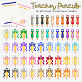 DIGITAL DOWNLOAD - TEACHER PENCILS