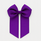4’’ HAIR BOW - PURPLE