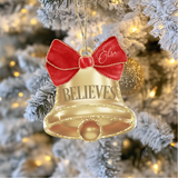 CUSTOM UV-DTF DECAL - BELIEVE BELL - RED
