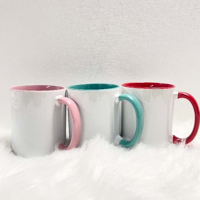 CONTRAST INNER & HANDLE MUG (SUITABLE FOR SUBLIMATION)