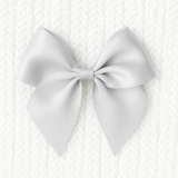 ITALIAN BOWS - PACK OF 6 - 10CM - SILVER