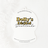 ACRYLIC - DOLLY'S DIGITAL DOWNLOADS SNOWGLOBE