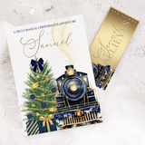 STORY BOOKLET & INNER TICKET - BELIEVE TRAIN - NAVY