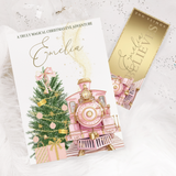 STORY BOOKLET & INNER TICKET - BELIEVE TRAIN - PINK