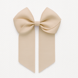 4’’ HAIR BOW - TAUPE